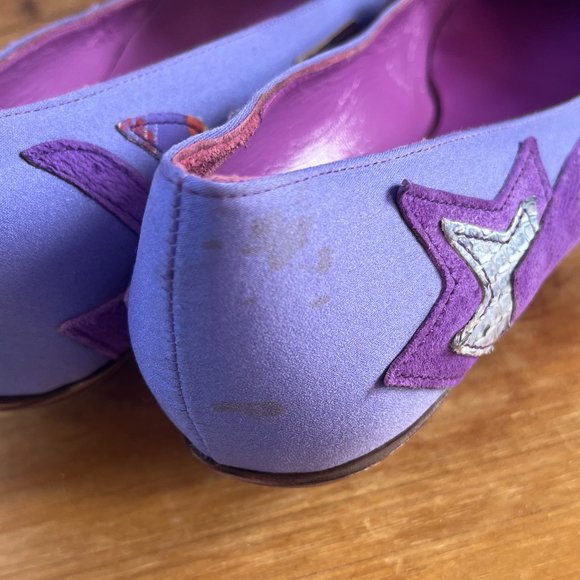 Vivien Lee Maximalist Low Heel / Flats Size 8 / 39 Patchwork Mixed Media - Picture 11 of 11